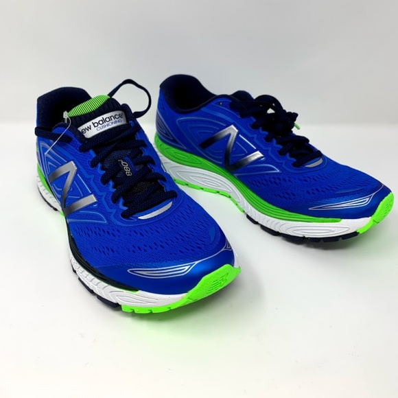 New Balance 880v7 Men's Blue Lime Running Shoes - Picture 8 of 8